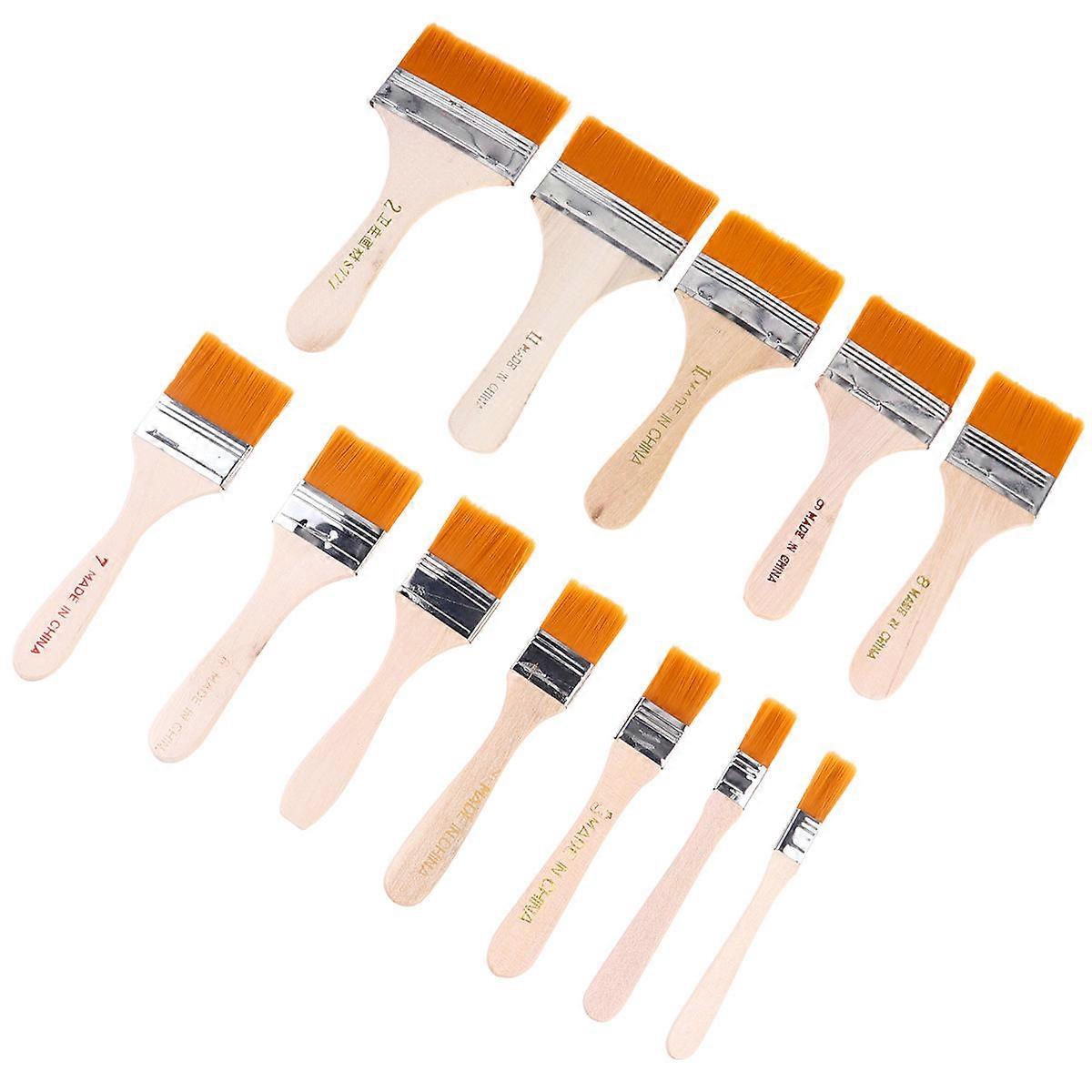 Nylon Brush Set 1Set Chip Brushes for Multifunctional Painting Use