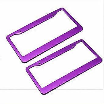 Upgrade uw rit: 2 stuks kentekenplaatframe van aluminiumlegering met montageaccessoires