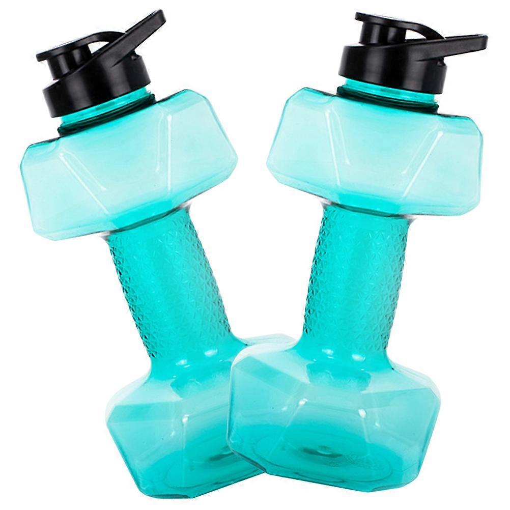 Light Water Bottle for Exercise 2Pcs Dumbbell Shape Design