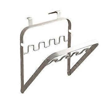 Trash Bag Holder Hangable Bracket for Garbage Pouch Metal Garbage Pouch Holder for Kitchen Doors Fo