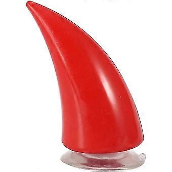 Motorcycle Helmet Horn Motorcycle Helmet Devil Demon Horn With Sucker Decoration Accessories(2pcsred)