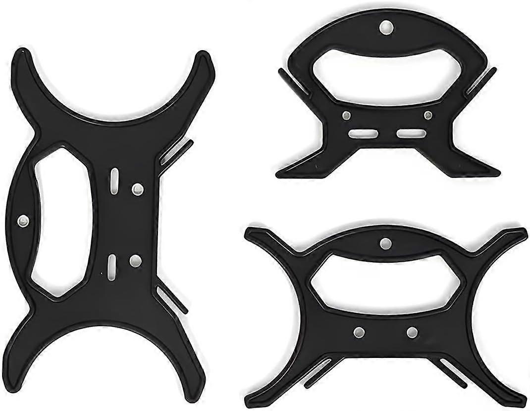 3-Piece Plastic Cable Winders, Multifunctional, String Organizers for String Lights, Extension Cords (Large + Medium + Small)