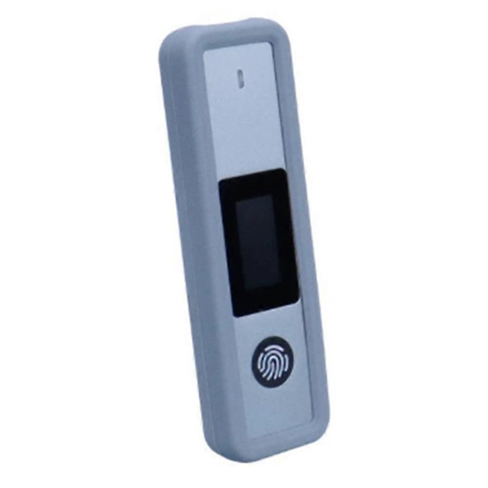 NVMe/SATA SSD Enclosure Support Visual LCD Fingerprint Encryption USB3.2 for Efficient Data Transfer