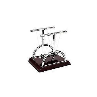 Newton's Cradle Physics Toy - Educational Desk Accessory for Kids & Adults, Conservation of Momentum & Energy