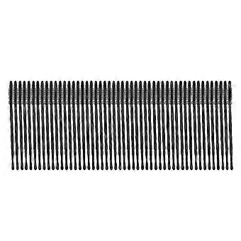 Lot de 50 brosses  cils jetables en silicone, peigne  cils, applicateur de mascara, noir, type tour