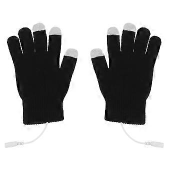 USB Heating Gloves Winter Electric Heated Gloves Touch Screen