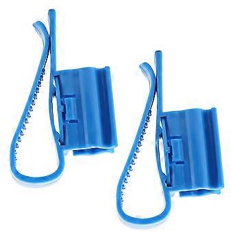 2Pcs Adjustable Fish Tank Mounting Clip Water Pipe Tube Clamp Plastic Hose Holder