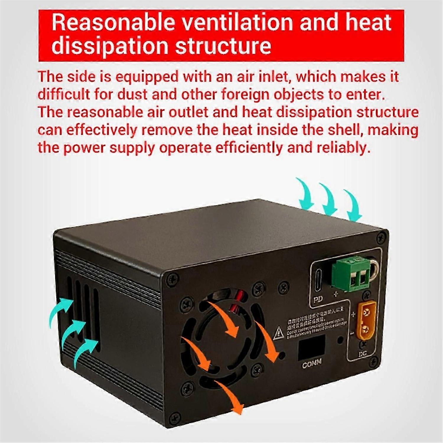 CNC Power Supply Aluminum Alloy Shell Multi-Interface Input DC Double L-Shaped Splicing Center Frame