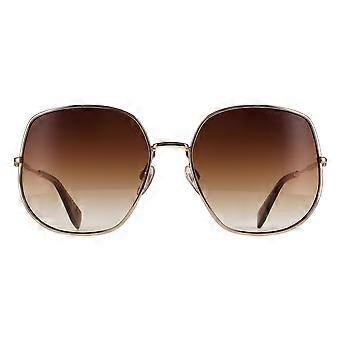 Marc Jacobs zonnebril MARC 916/S 01Q N4 Goudbruin Bruin verloop