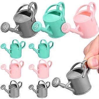 ​9 Piece Mini Watering Can Set Dollhouse Garden Tools Roleplay Accessories For Kids Play​