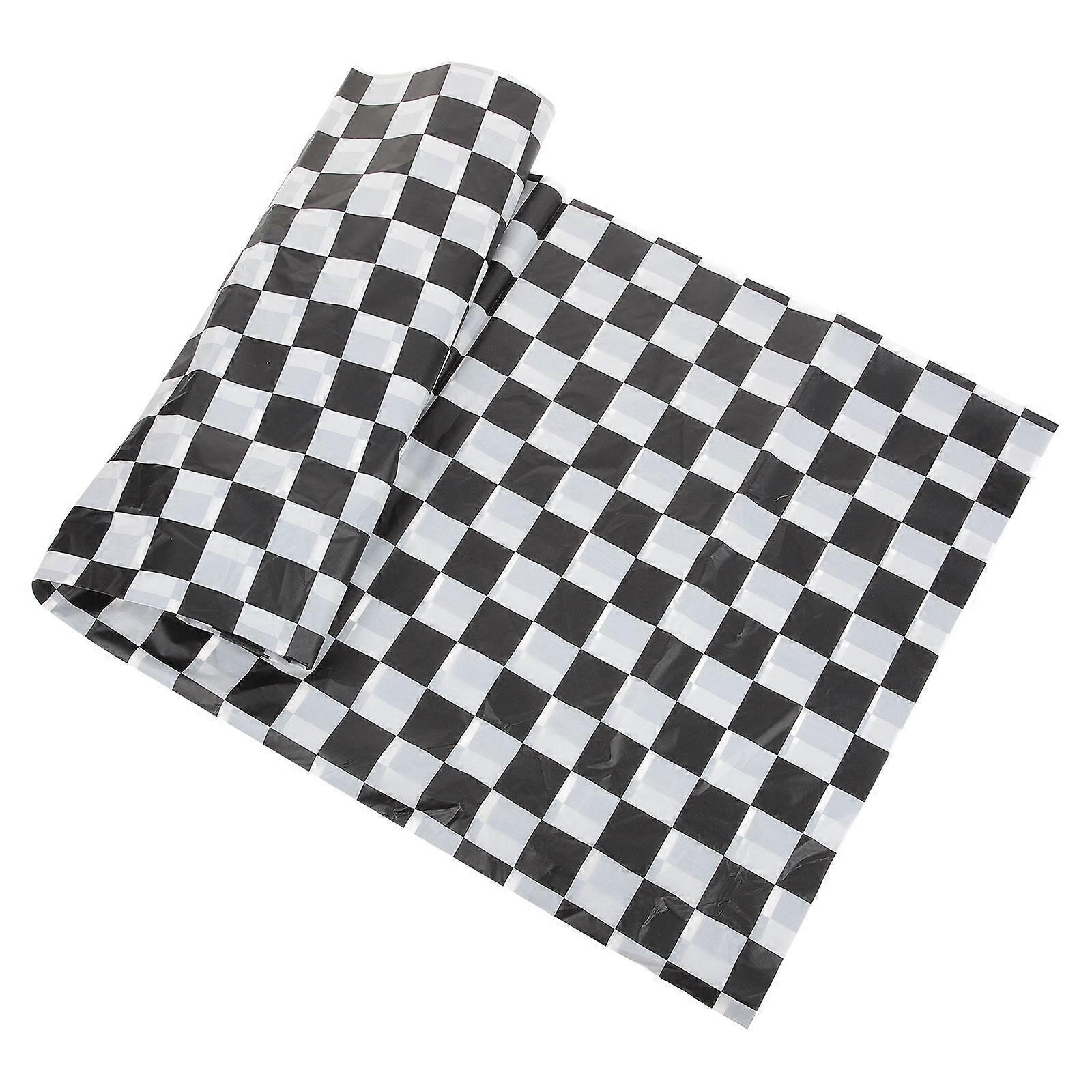 Oil-Proof Tablecloth Waterproof Checkered Pattern for Table Use