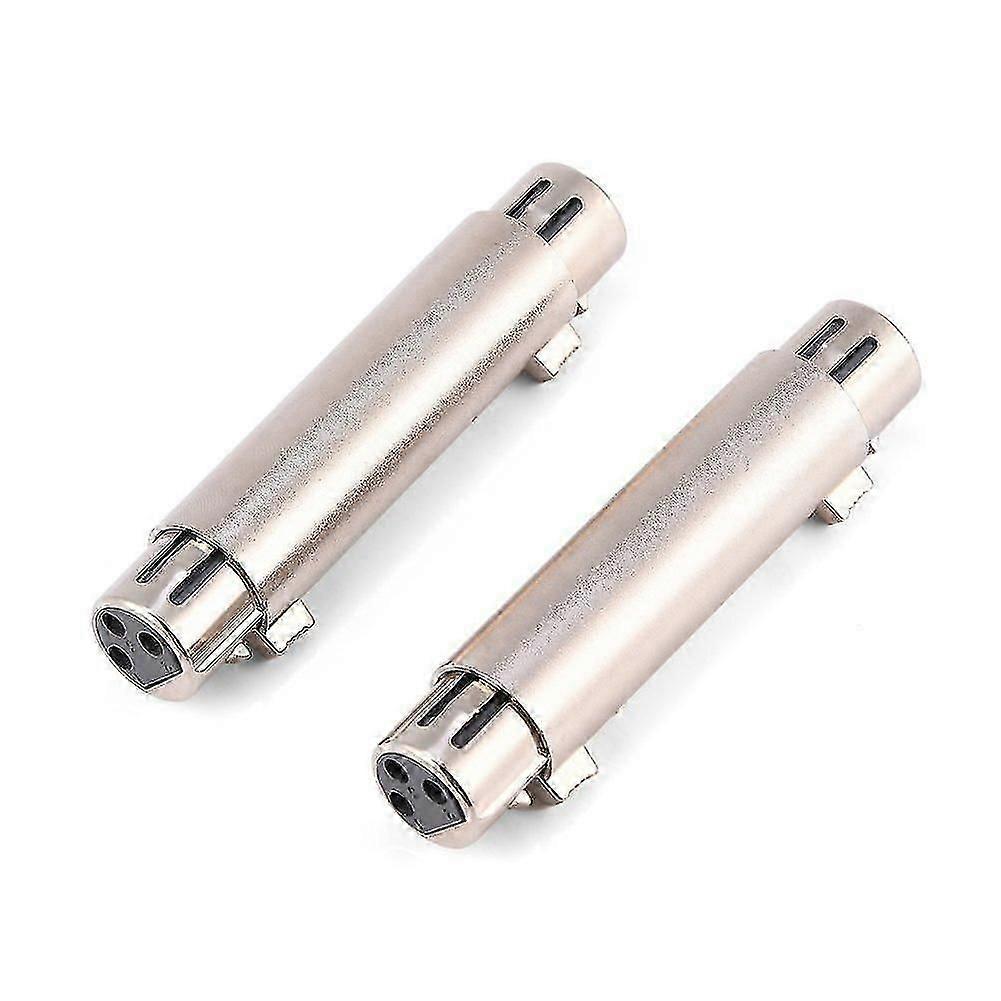 Connector Converter Microphone Line Adapter (silver) (2pcs)