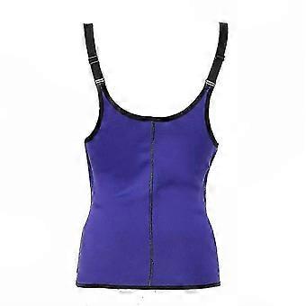For Sport Workout Steel Boned Waist Trainer Corset with 3 Clip and 1 Zip, Tummy Control Body Shaper