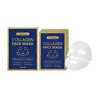 Viareline Collagen Face Mask  Hydrating Firming Sheet Mask for Plump Radiant Skin