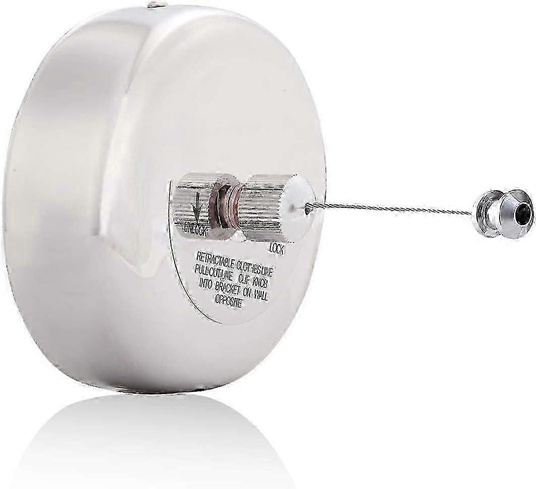 2.8m Adjustable Retractable Stainless Steel Laundry Drying Rope Indoor