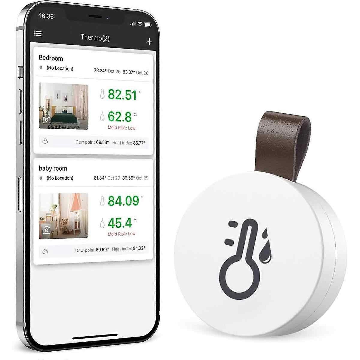 Zigbee Smart Thermometer Hygrometer Indoor Comfort Alert