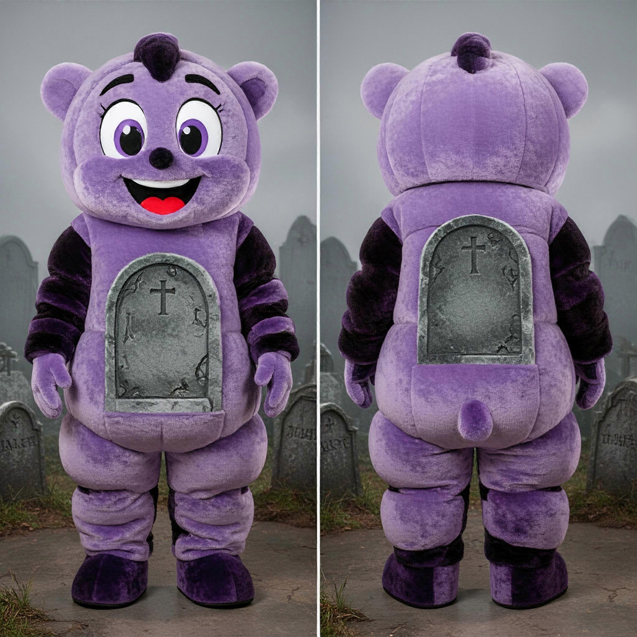 MASTICOT Lavender Padded Graveyard Mascot
