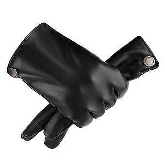 Riding Bike Gloves Warm Gloves for Wearing 1Pair Black Waterproof Screen Touch