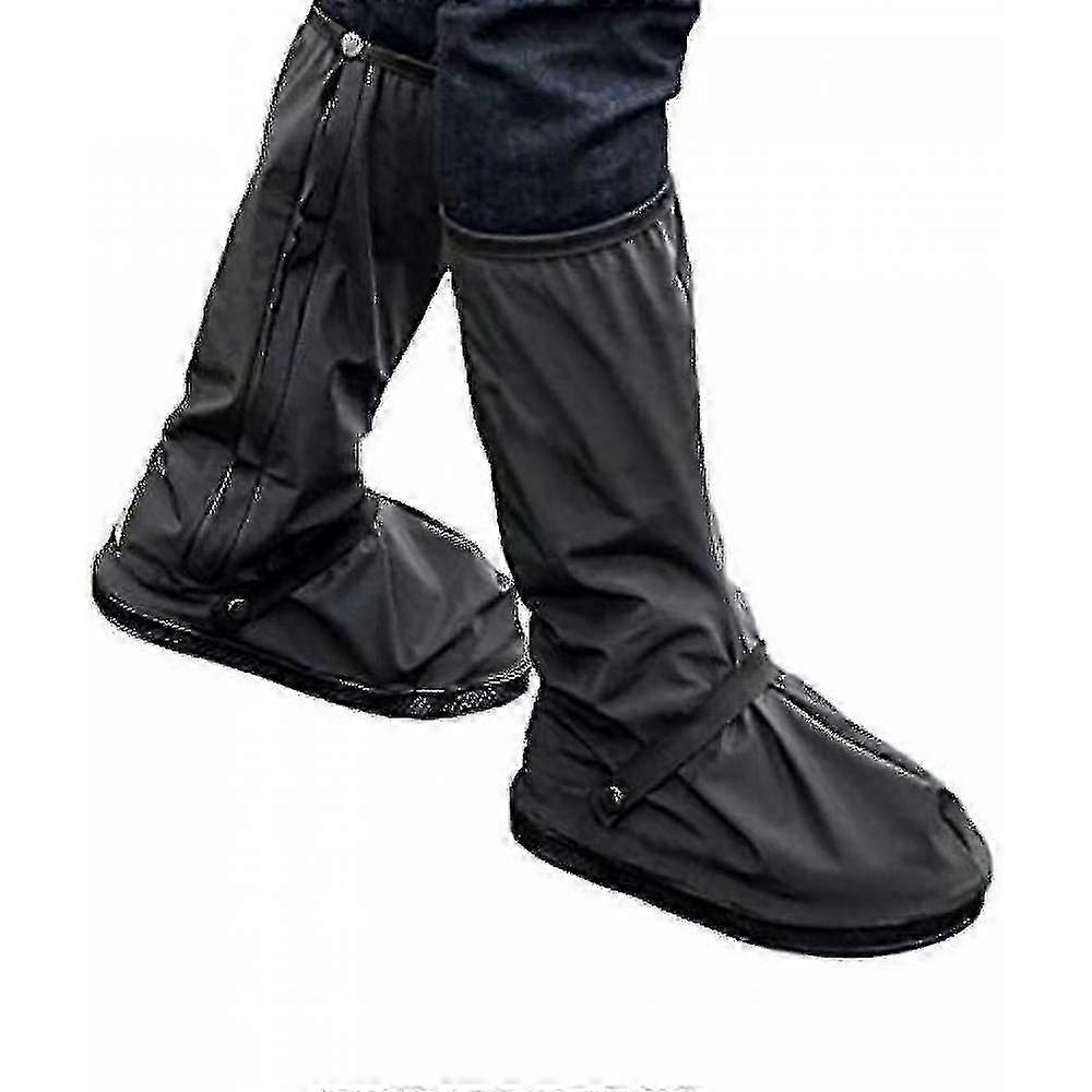 Regenstiefel-Überschuh mit Reflektor