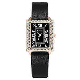 Stijl Mode Vierkante Diamant Dameshorloge Riem Dameshorloge Aanbod