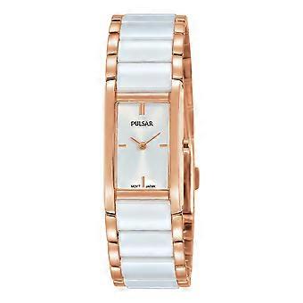 Pulseira de cerâmica feminina Pulsar 16mm para relógio PJ5414X1