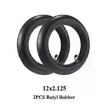 2 stuks 12 inch 12x2125 butyl binnenband 12 * 2125 camera voor veel gas-elektrische scooters e-bike vouwfiets 12 1/2x2 1/4 binnenband