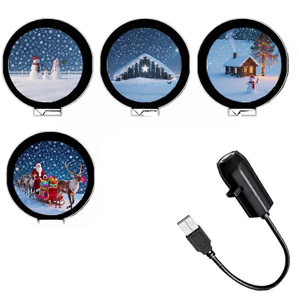USB Powered Christmas Projector Light Night Light Projector