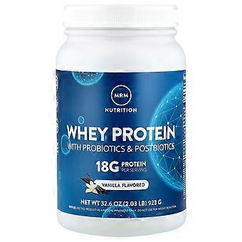 MRM Nutrition, odżywka białkowa z probiotykami i postbiotykami, wanilia, 923 g (2,03 funta)