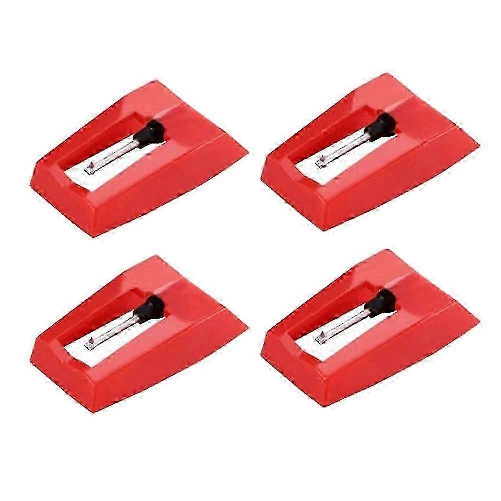 Diamond-Tipped Stylus Replacement Needles for 4 Pack Record Player Turntables