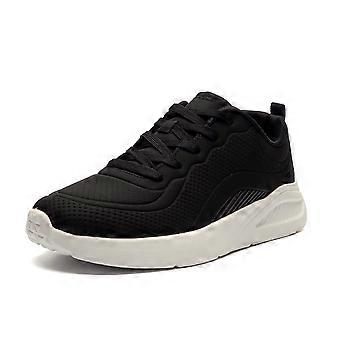 Skechers Sport Buno Memory Foam Trainers Black / White 