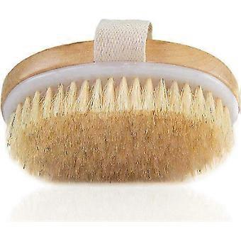 Lymphatic Drainage Dry Brushing Body Brush with Natural Bristles for Skin.C5