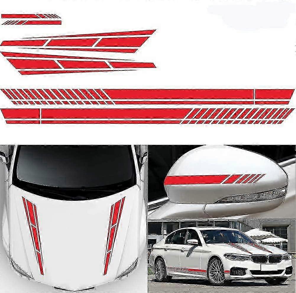 Reflective Vinyl Car Stickers Set