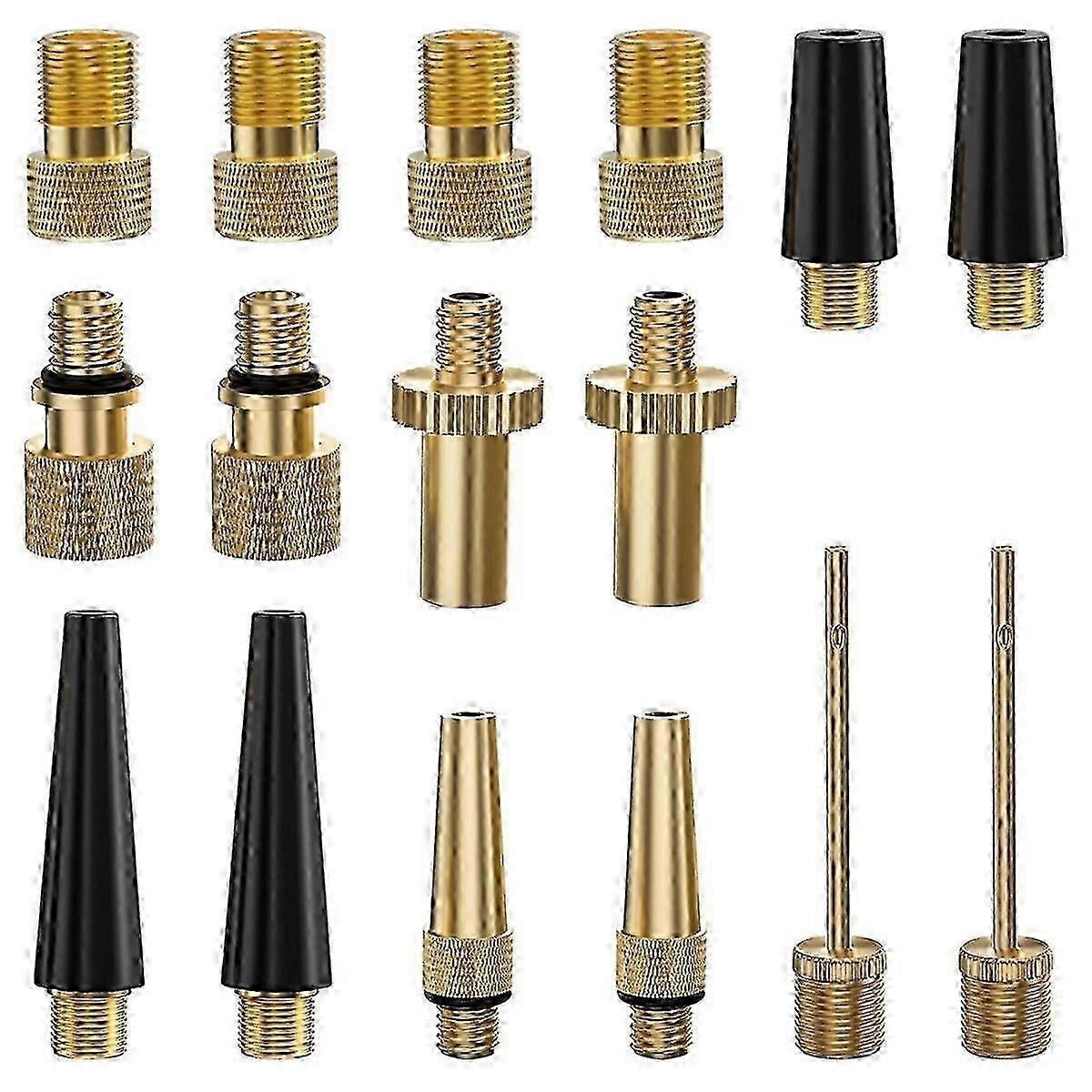 16PCS Presta Schrader Valve Adaptors