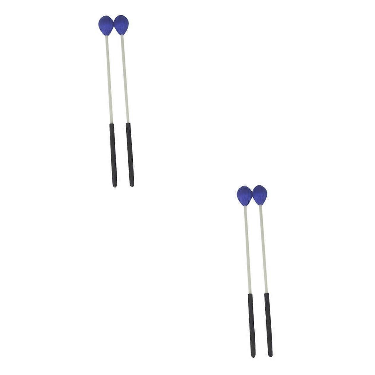 Hard Yarn Marimba Mallets 2 Pairs with Durable Beech Handles for Consistent Tone Control