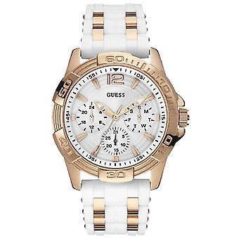 Guess lady s15 analoog quartzhorloge voor dames met rubberen armband W0615L1