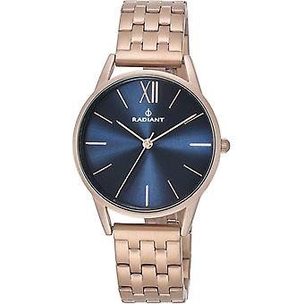 Strahlende neue Fusion Uhr für Frauen Analog Quarz mit Edelstahl Armband in RA438202 gold vergoldet