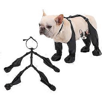 Full-Coverage Dog Anti-Slip Rain Boots Waterproof / Wear-Resistant Paw Protectors for Medium / Large Dogs in Rainy Days
