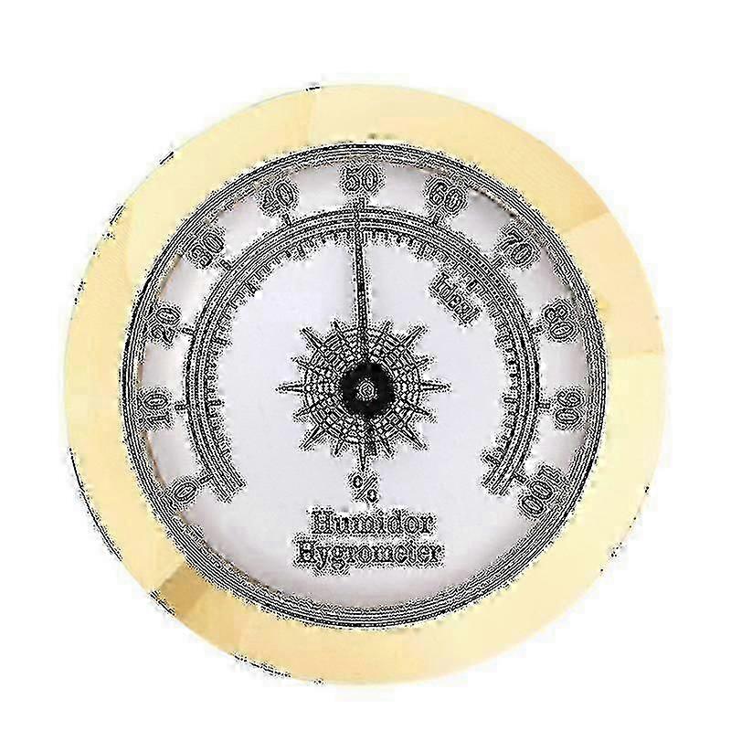 5 cm metal hygrometer with adjustable calibration pointer