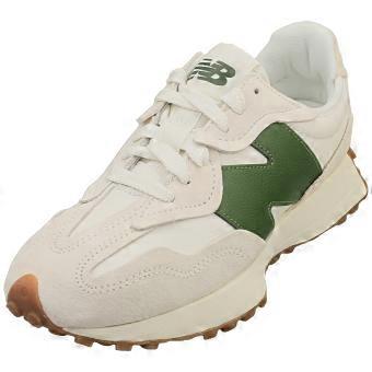 New Balance 327 Womens Fashion Trainers in White Green