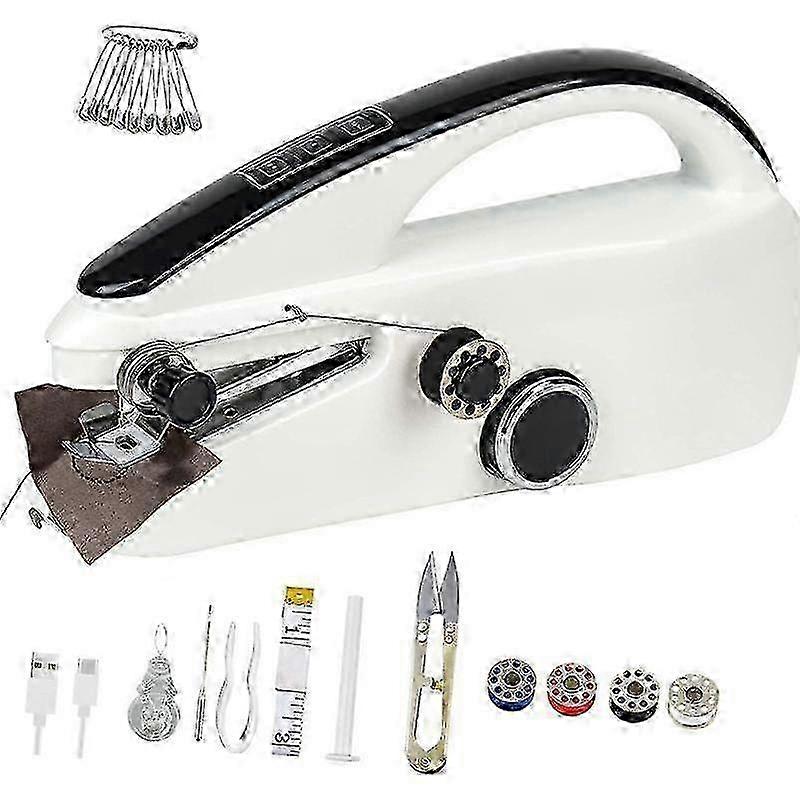 Portable Mini Sewing Machine for Quick Stitching, Practical Manual Design for Easy Use and Convenience