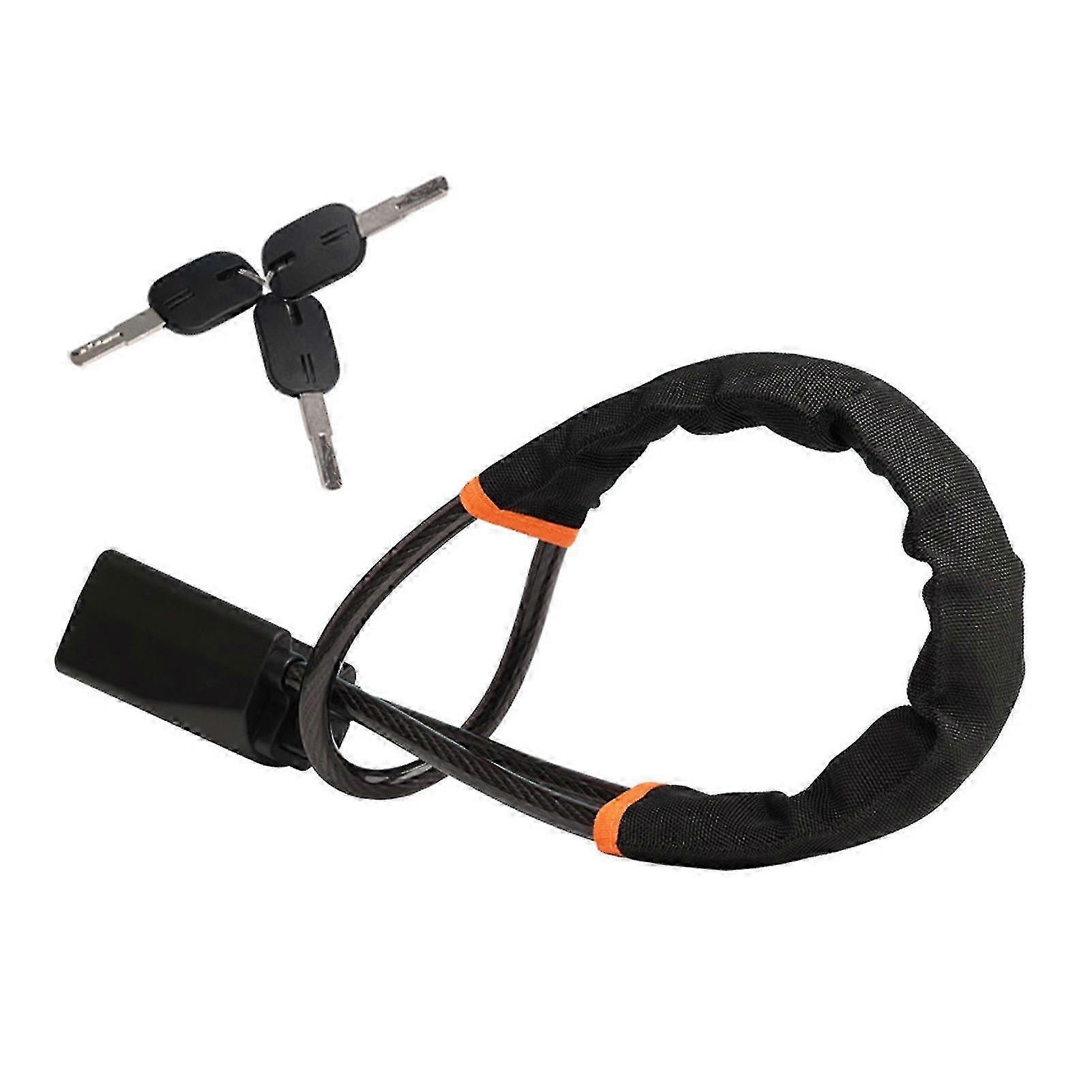 Yellow Indestructible Steering Wheel Lock