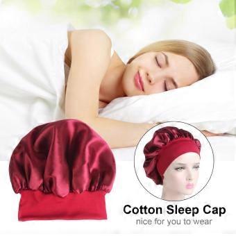 Haarbedekking voor tijdens het slapen. Brede hoofdband voor tijdens het slapen. Slaapmuts voor vrouwen met natuurlijk krullend haar. Haaromslag die de hele nacht blijft zitten.