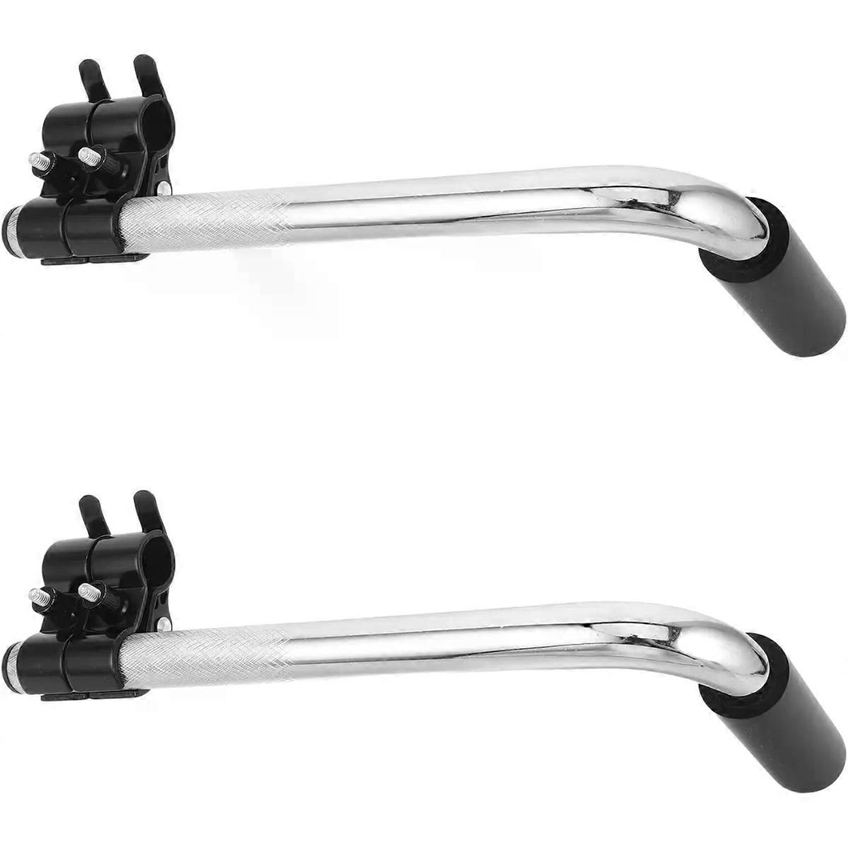 Push Handle Extender Silver 2 Pack Stainless Steel
