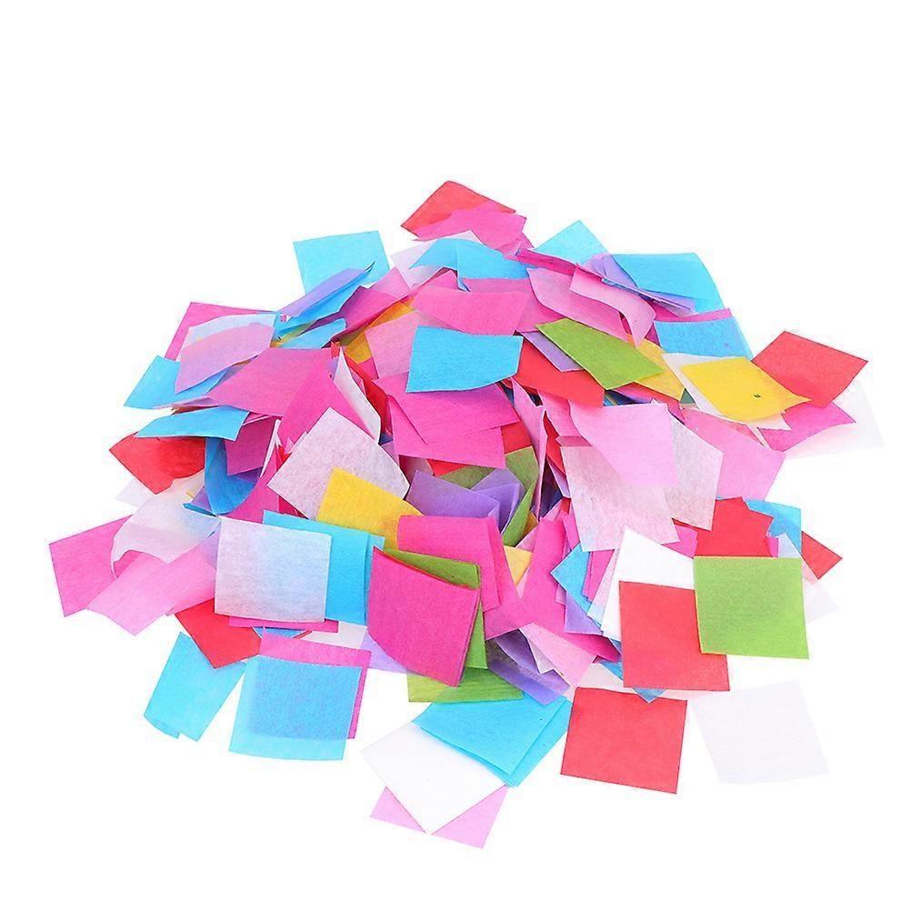 Thin Paper Confetti Square Sheets compatible with Wedding Party Decoration 1Set