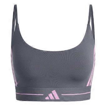 Adidas Womens/Ladies Hyperglam Striped Light Support Sports Bra