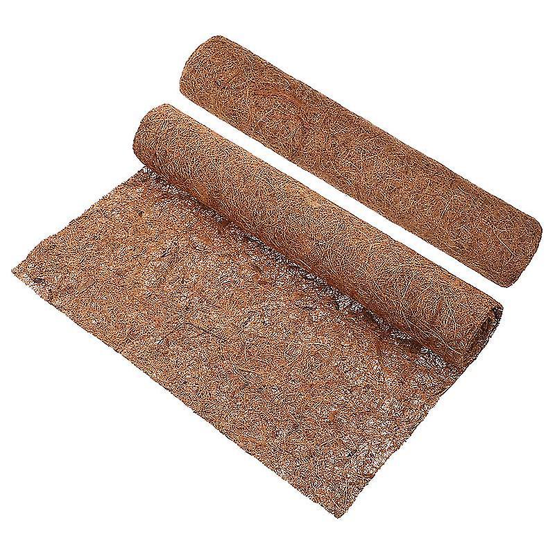 100X40cm Rug Pads 2 Rolls Of Natural Coconuts Fiber Mats Flowerpot Dust-proof Mats Anti S