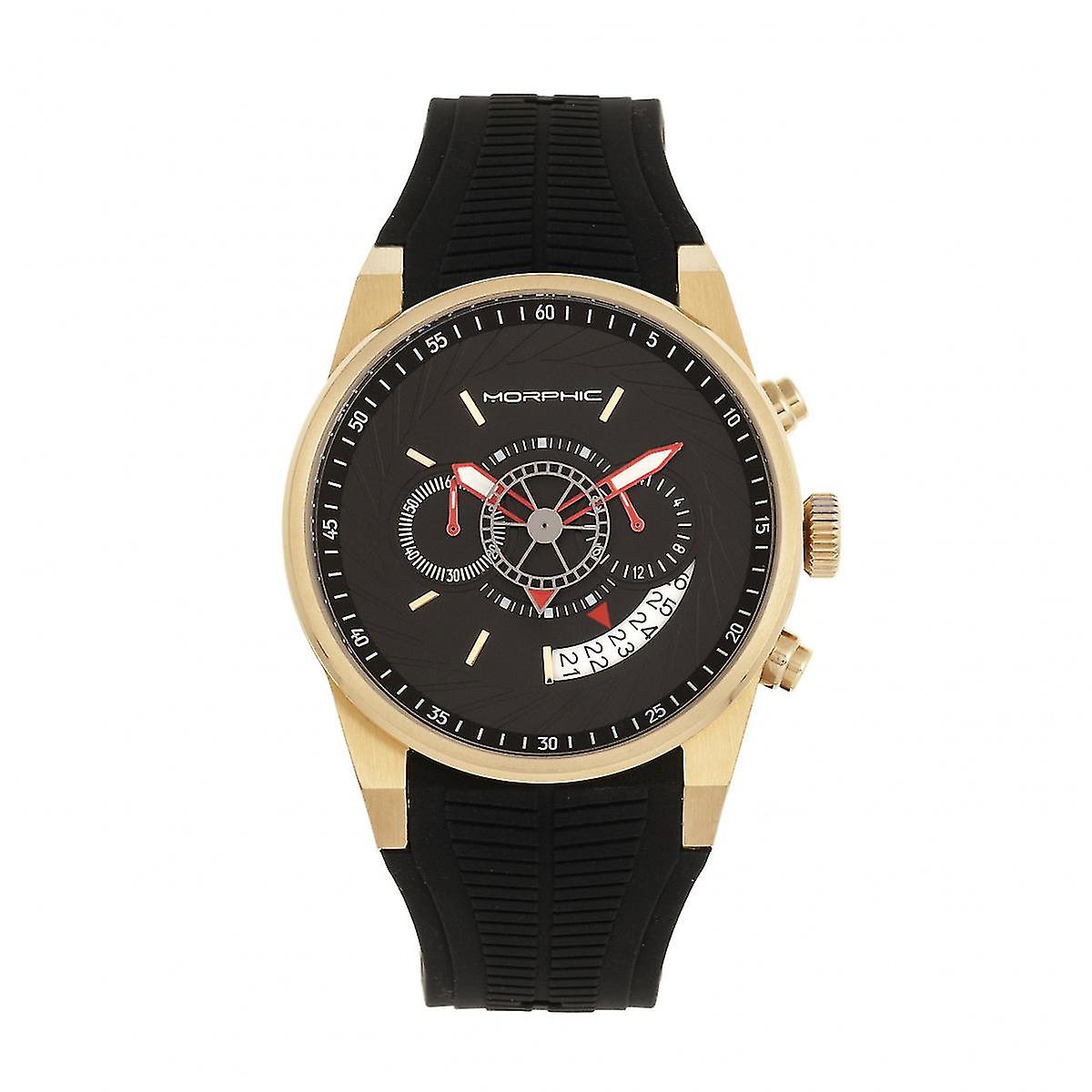 Morphic M72 serien Strap Watch - svart/guld