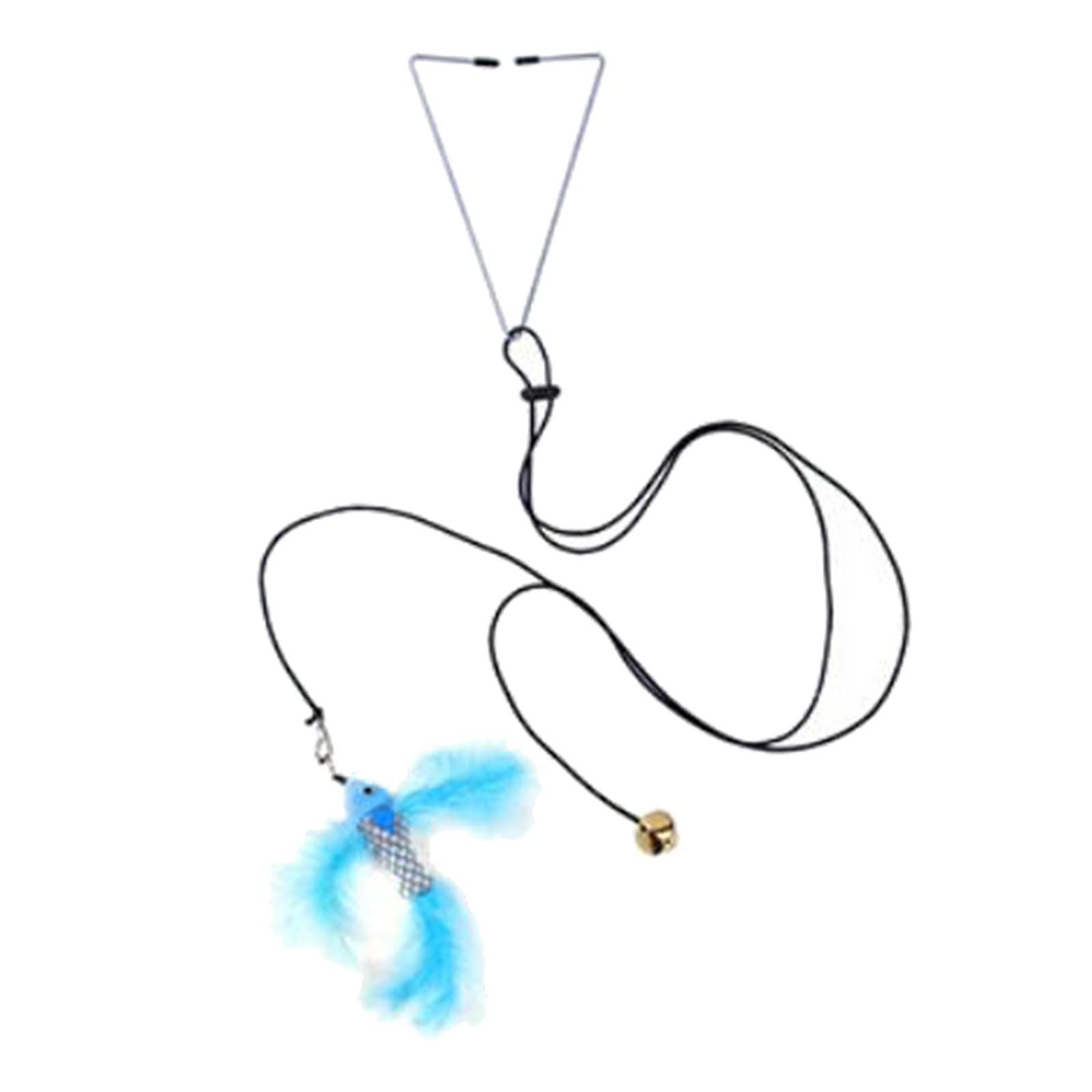 Cat Toy Funny Cats Stick Hanging Kitten Interactive Retractable Playing 21cm