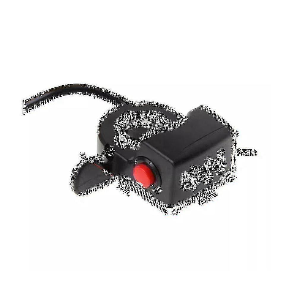 48v Thumb Throttle Twist Handlebar Accessories Electric Bicycle Accelerator Battery Level Display H