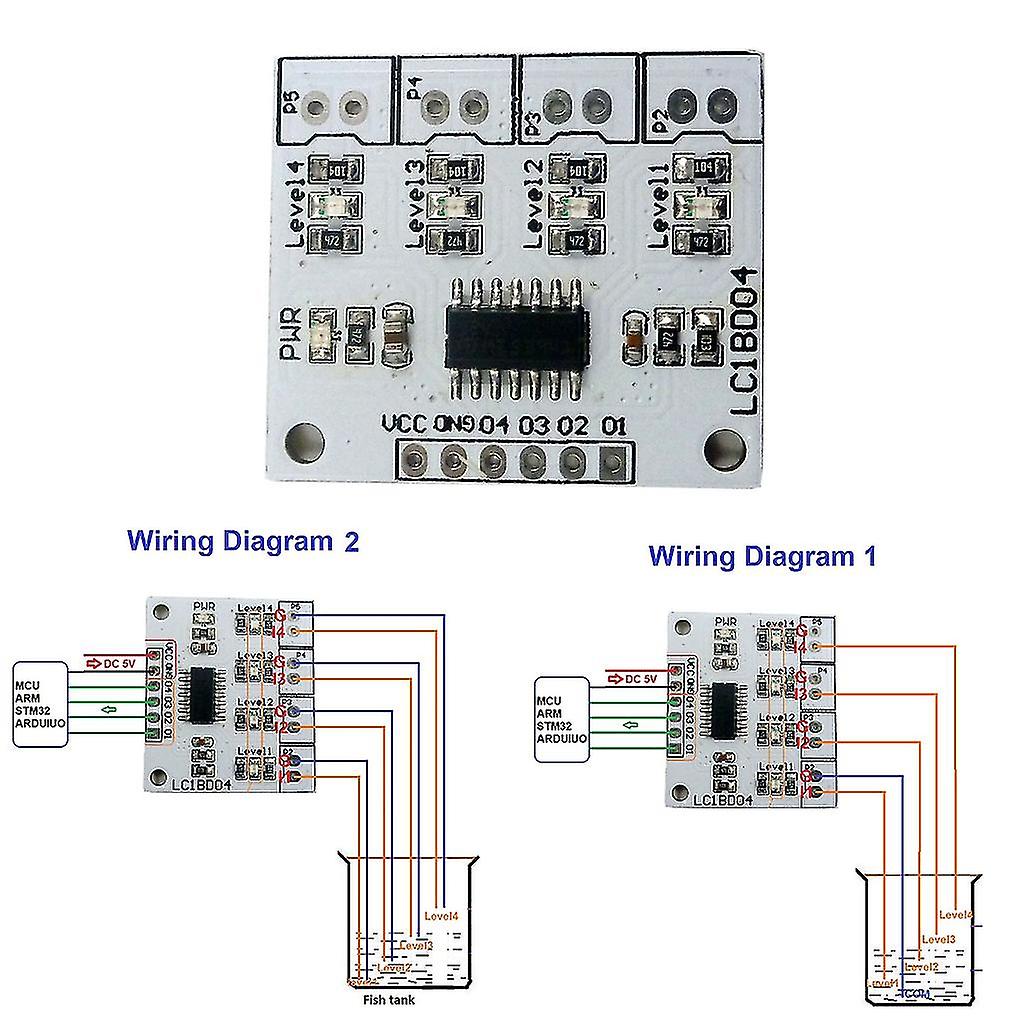 Liquid Level Sensor Controller Compatible With Home Automation User-friendly Design